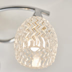 BOYER-3CH 3 Light Ceiling Fitting With Chrome Finish
