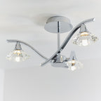 LANGELLA-3CH 3 Light Ceiling Fitting In Chrome