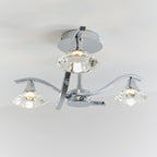 LANGELLA-3CH 3 Light Ceiling Fitting In Chrome