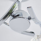LANGELLA-3CH 3 Light Ceiling Fitting In Chrome