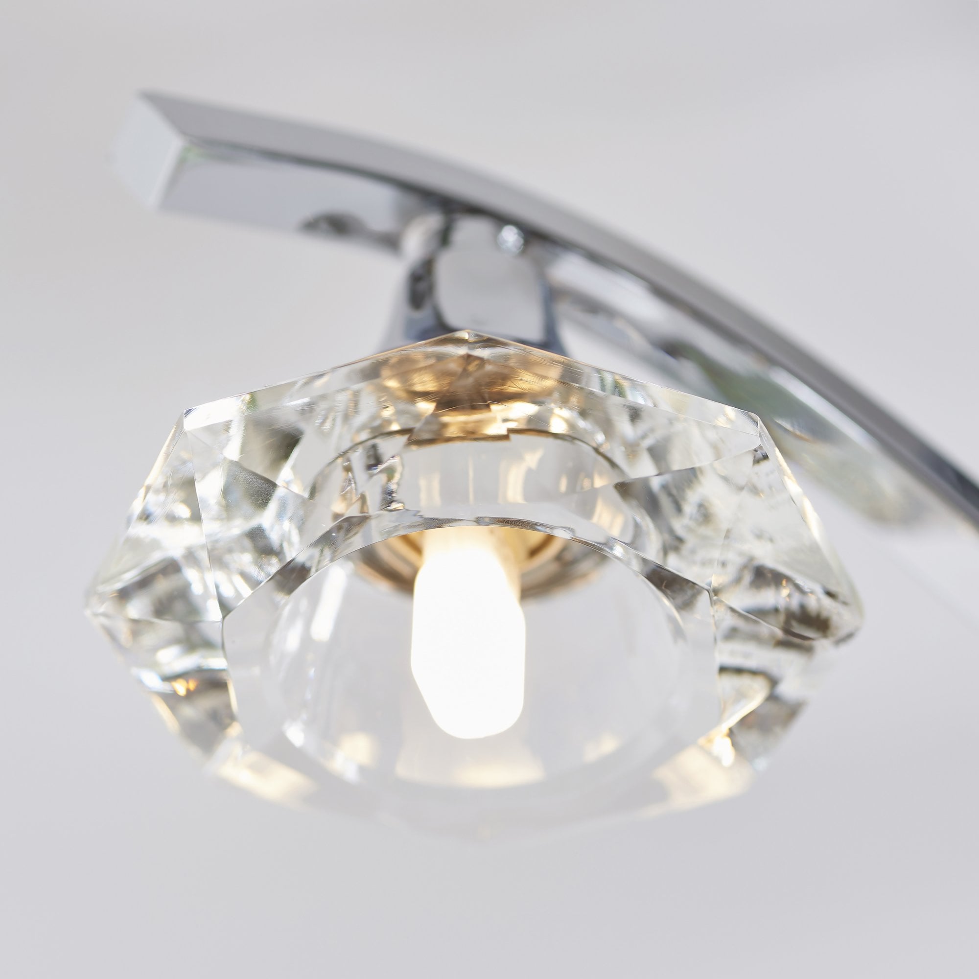 LANGELLA-3CH 3 Light Ceiling Fitting In Chrome