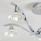 LANGELLA-5CH 5 Light Ceiling Fitting In Chrome