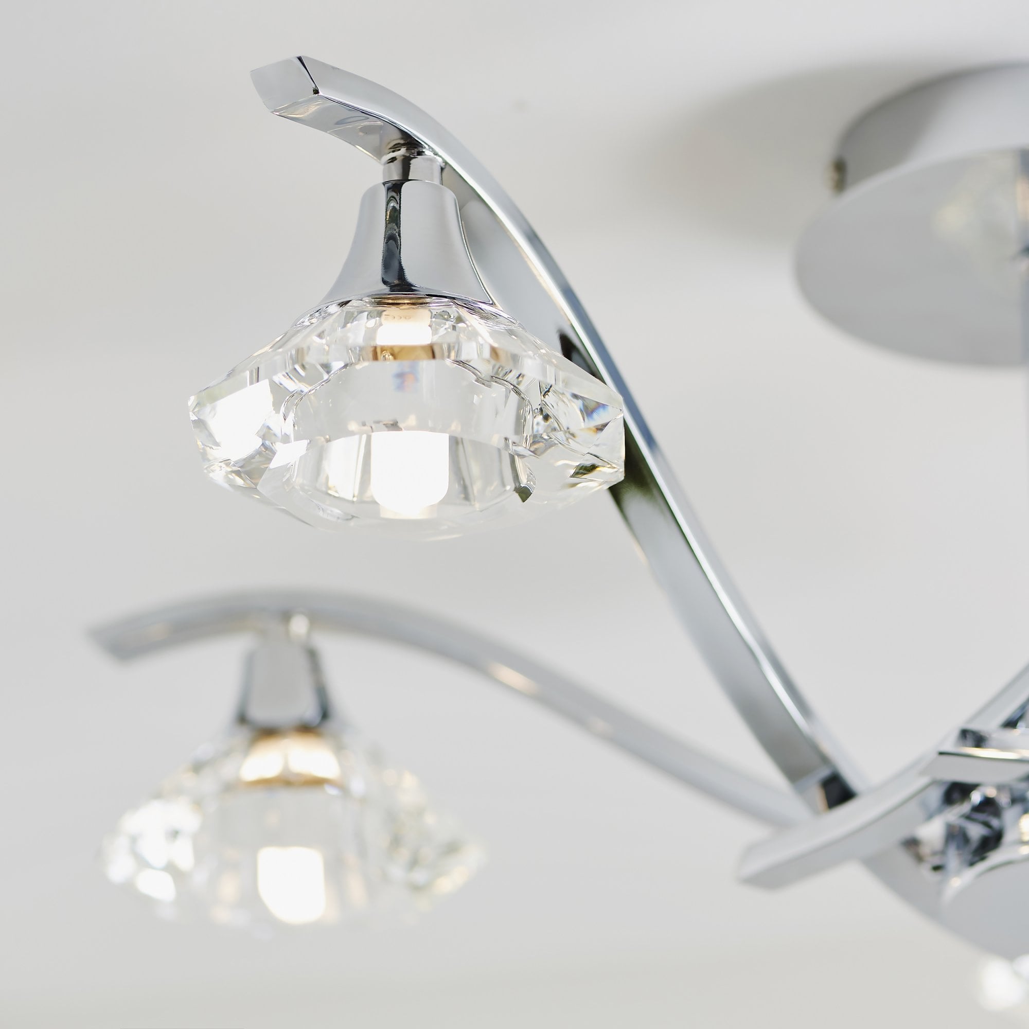 LANGELLA-5CH 5 Light Ceiling Fitting In Chrome