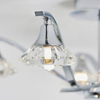 LANGELLA-5CH 5 Light Ceiling Fitting In Chrome