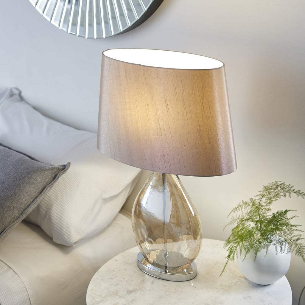 KEW-TLGO Table Lamp Gold Glass