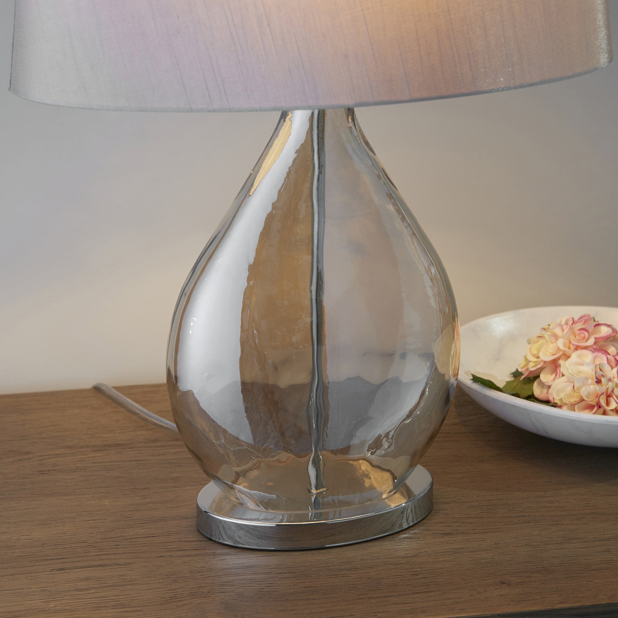 KEW-TLGO Table Lamp Gold Glass