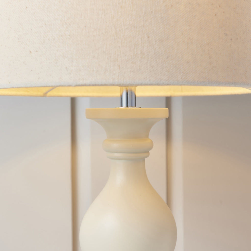MARSHAM-TLIV Painted Wooden Table Lamp