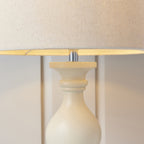 MARSHAM-TLIV Painted Wooden Table Lamp