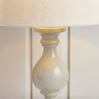 MARSHAM-TLTA Painted Wooden Table Lamp Taupe