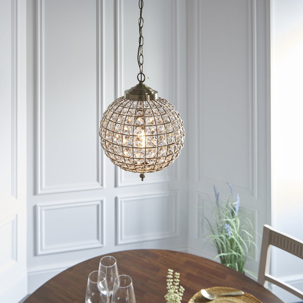 EH-TANARO-AB Pendant In Antique Brass