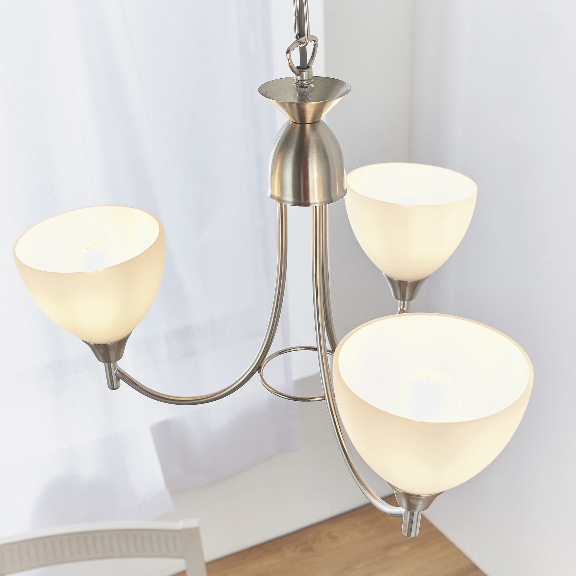 1805-3SC Alton indoor pendant multi arm glass