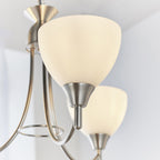 1805-3SC Alton indoor pendant multi arm glass