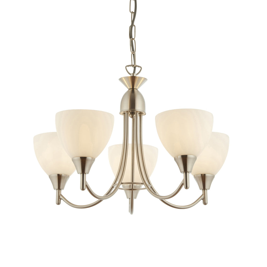 1805-5SC Alton indoor pendant multi arm glass
