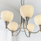 1805-5SC Alton indoor pendant multi arm glass