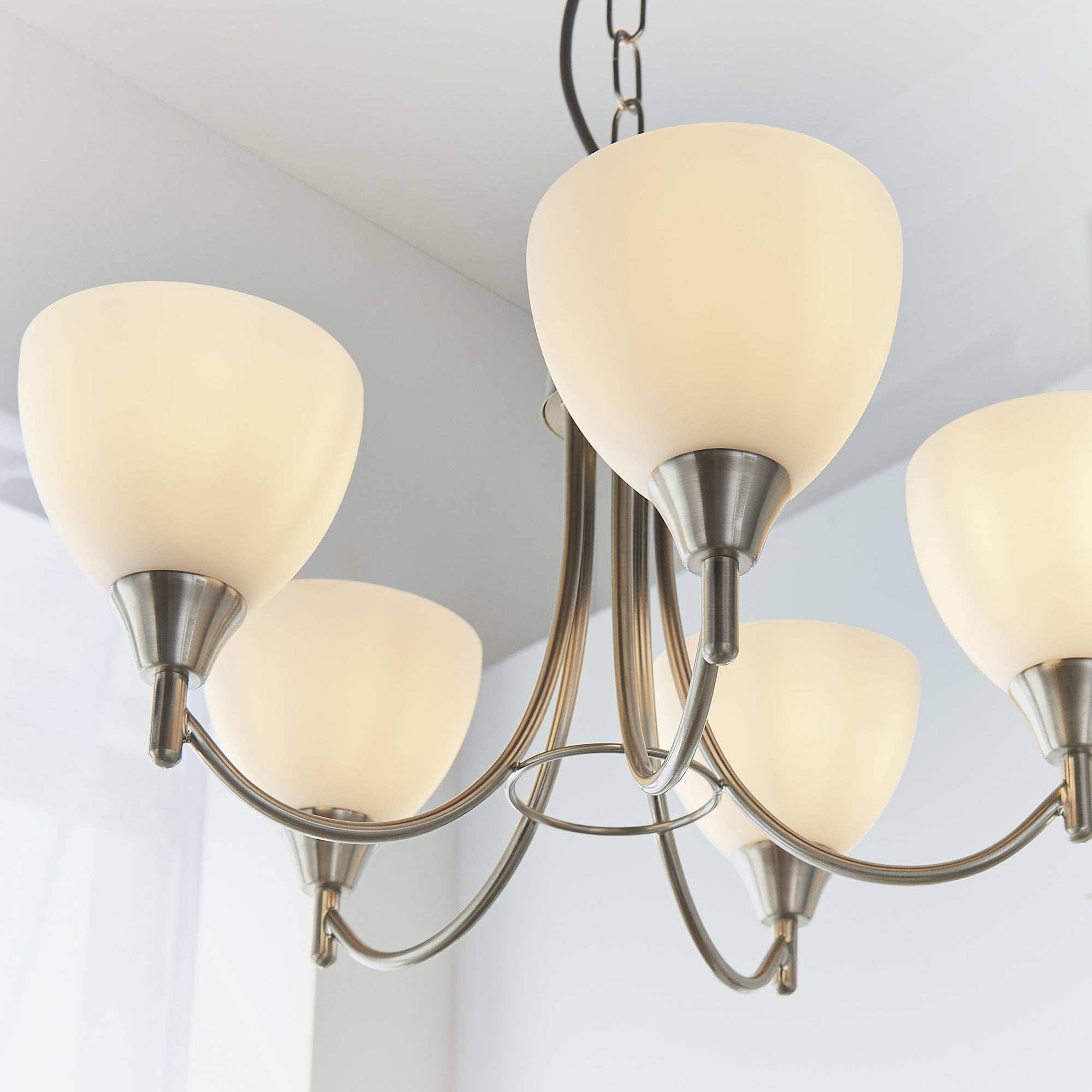 1805-5SC Alton indoor pendant multi arm glass