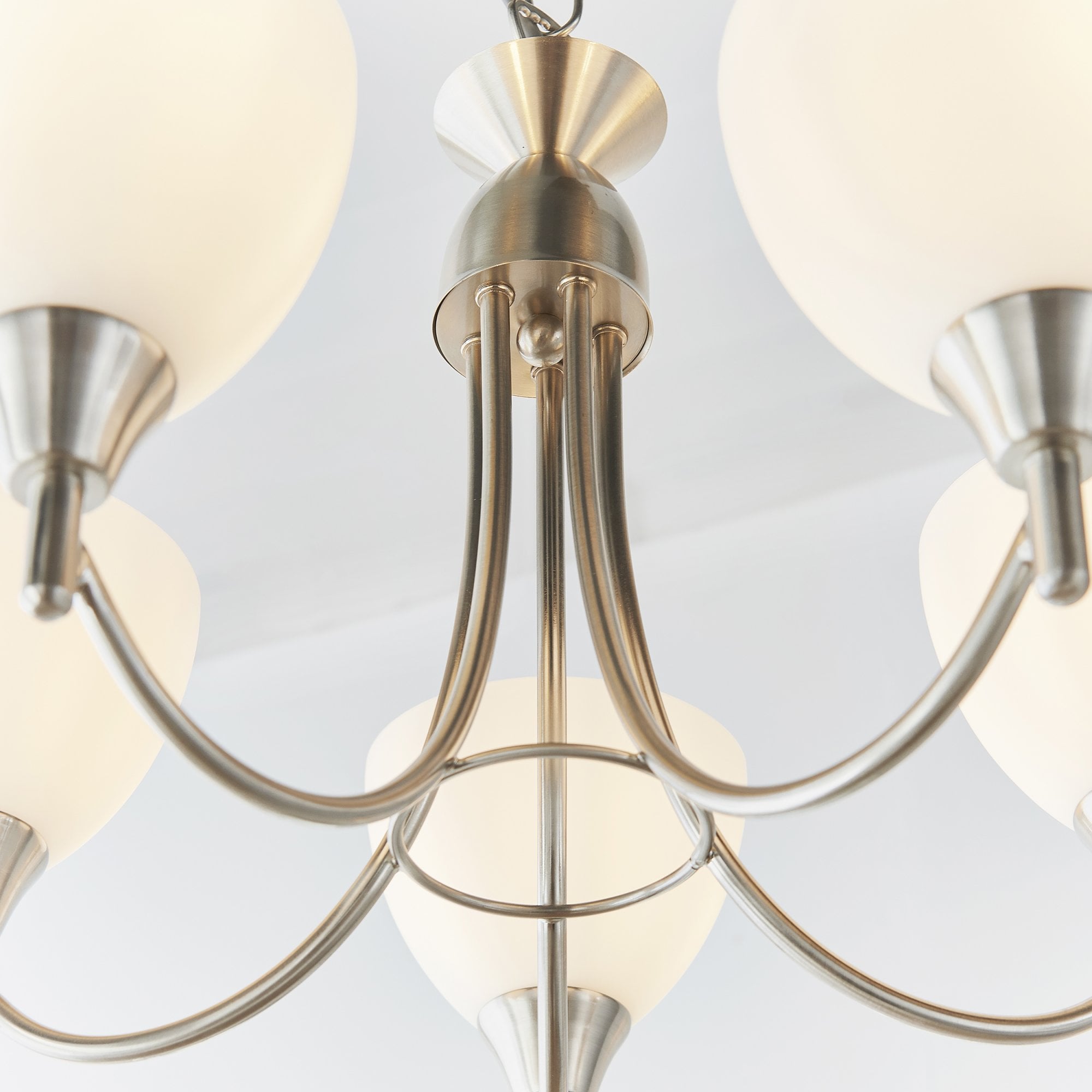 1805-5SC Alton indoor pendant multi arm glass