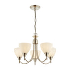 1805-5SC Alton indoor pendant multi arm glass