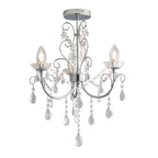 61251 Tabitha Bathroom Semi Flush Multi Arm Glass