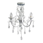 61251 Tabitha Bathroom Semi Flush Multi Arm Glass