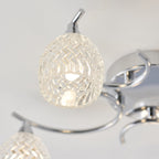 BOYER-5CH Boyer Indoor Semi Flush Multi Arm Glass