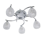 BOYER-5CH Boyer Indoor Semi Flush Multi Arm Glass