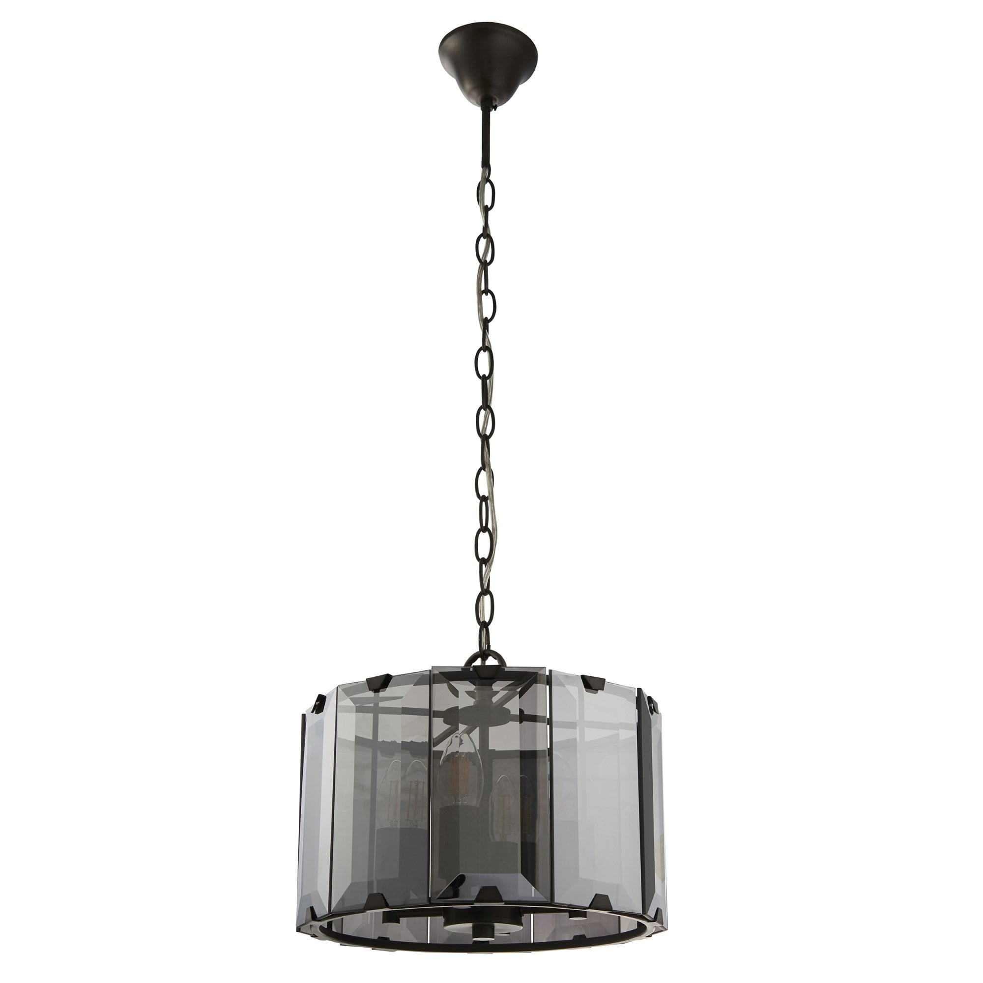 61281 Clooney Indoor Pendant Multi Arm Glass