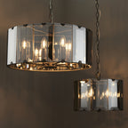 61294 Clooney Indoor Pendant Multi Arm Glass