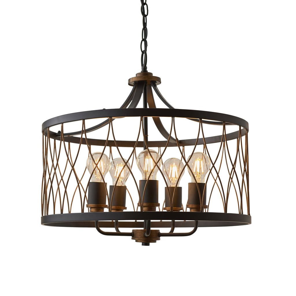 61498 Heston Indoor Pendant Multi Arm Lamp
