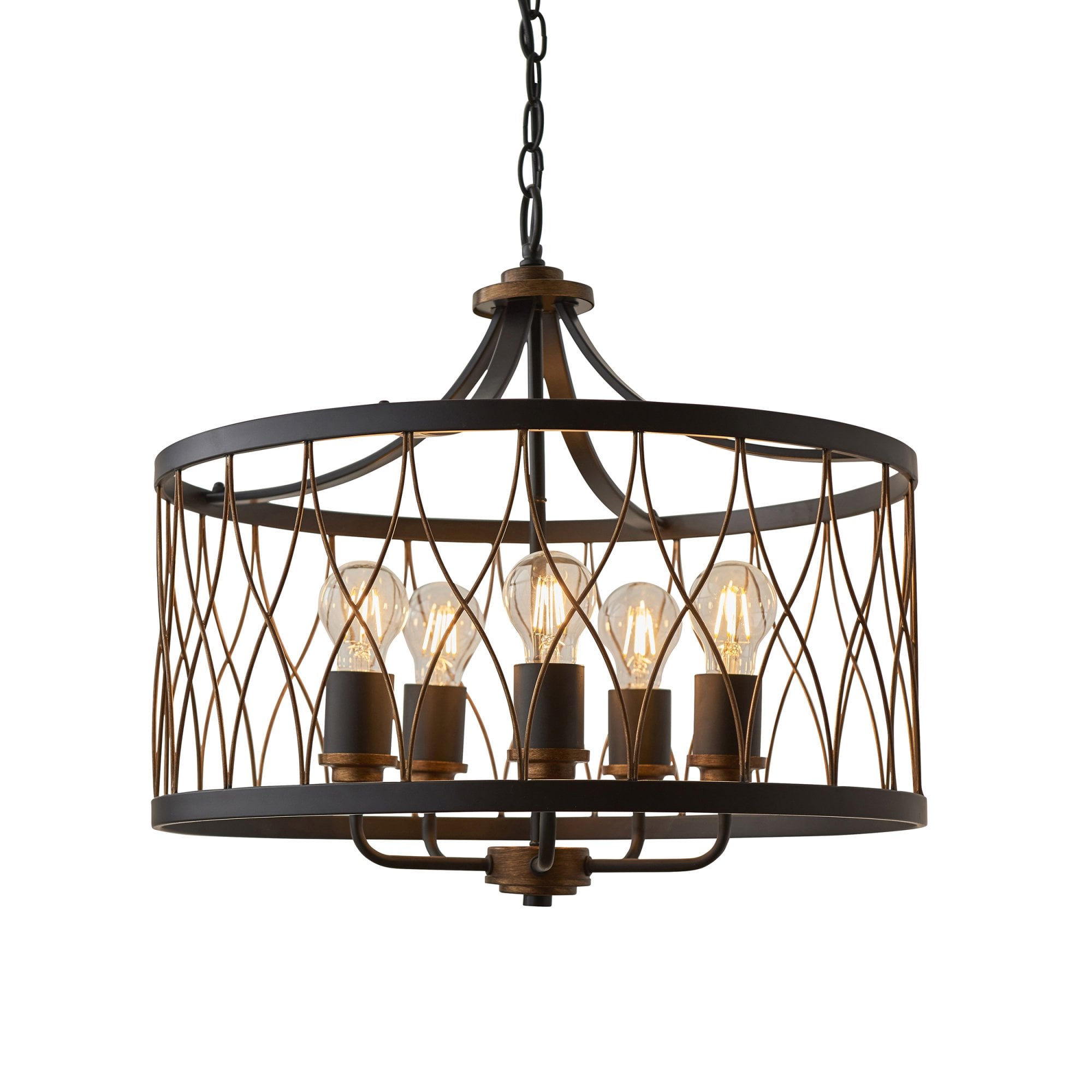 61498 Heston Indoor Pendant Multi Arm Lamp