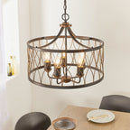 61498 Heston Indoor Pendant Multi Arm Lamp