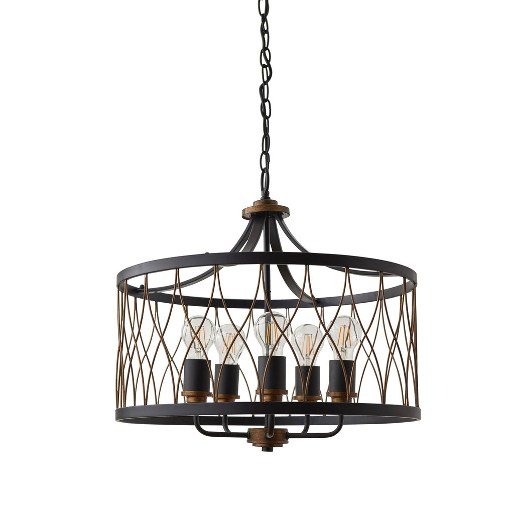 61498 Heston Indoor Pendant Multi Arm Lamp