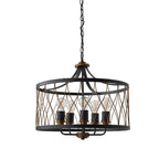 61498 Heston Indoor Pendant Multi Arm Lamp