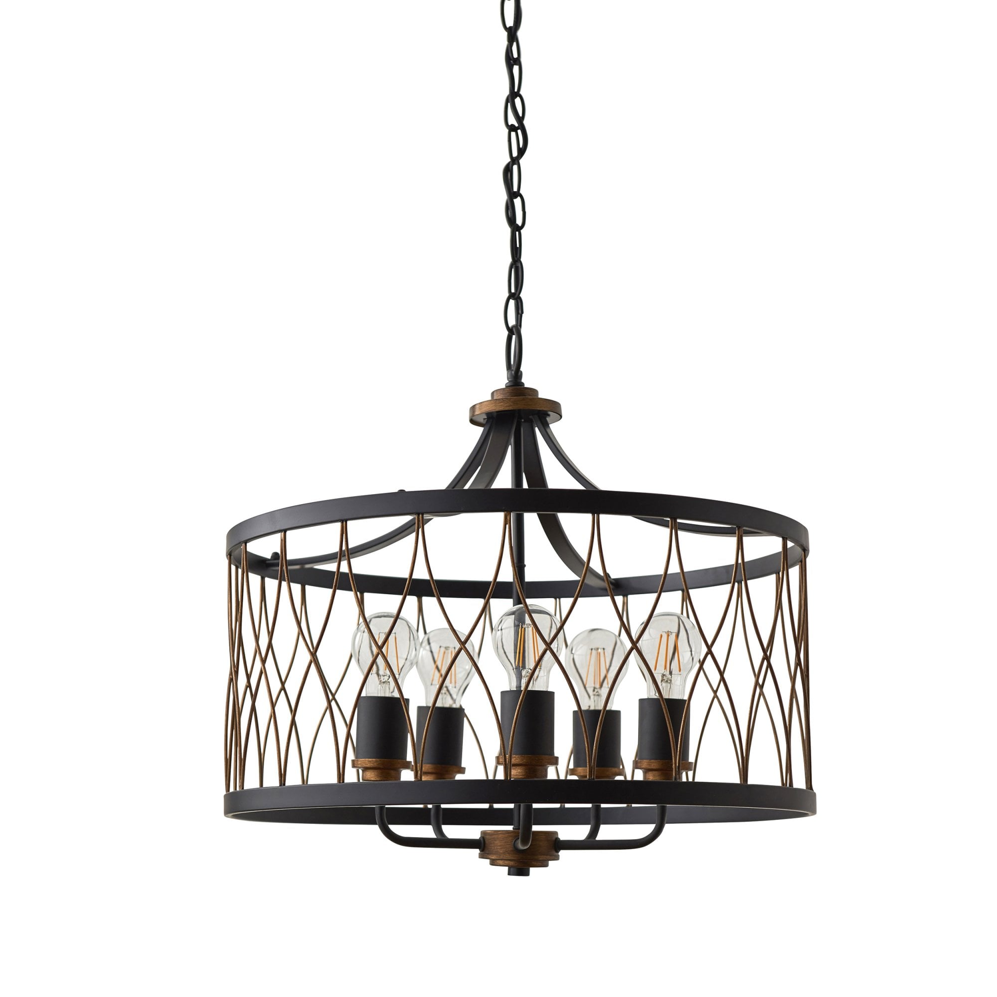 61498 Heston Indoor Pendant Multi Arm Lamp