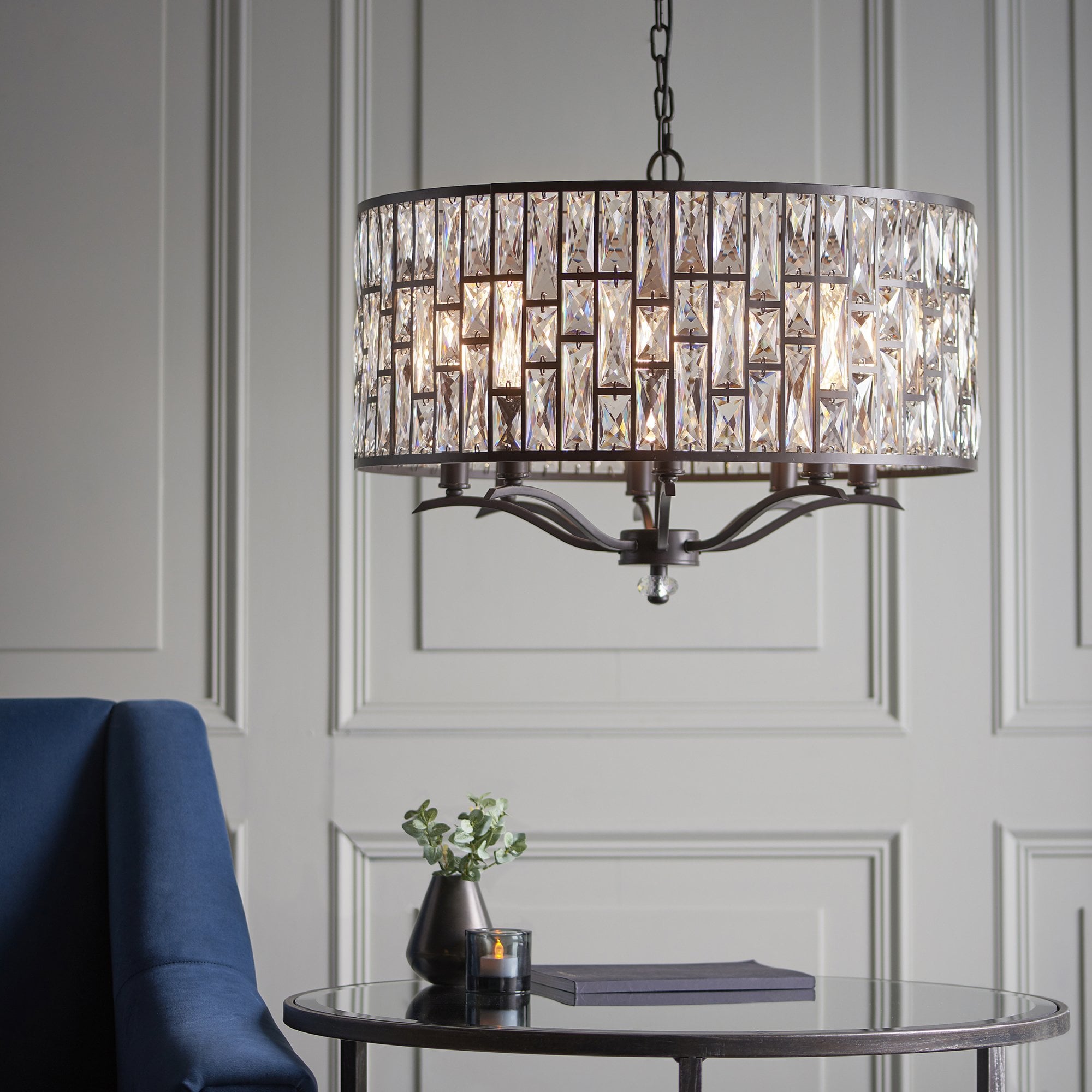 69391 Belle Indoor Pendant Light Multi Arm