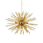70575 Orta 9 Light Pendant Satin Brushed Gold
