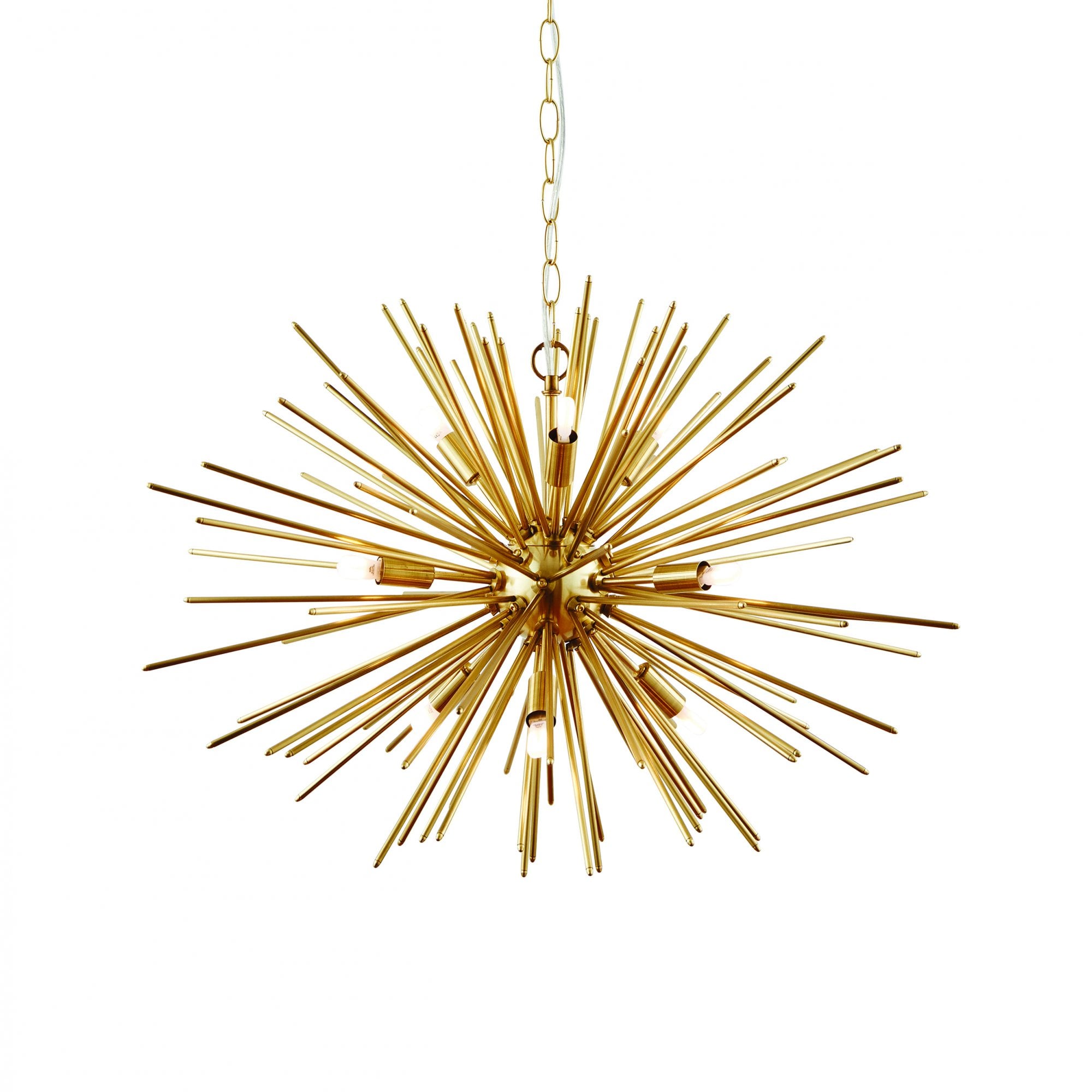 70575 Orta 9 Light Pendant Satin Brushed Gold