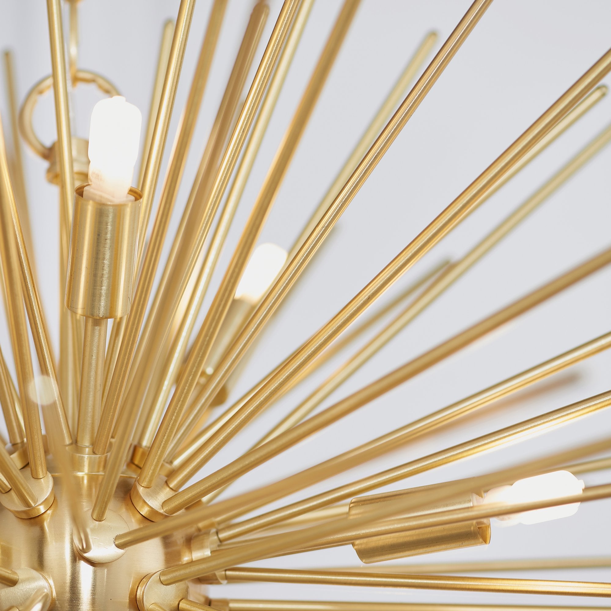 70575 Orta 9 Light Pendant Satin Brushed Gold