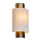 71308 Indara Wall Light Bronze And Linen Fabric