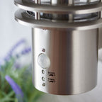 72381 Louvre PIR Outdoor Wall Light Brushed Stainless Steel (SD)