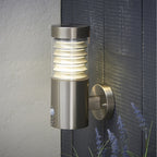 72916 Equinox LED PIR Outdoor Wall Light Stainless Steel
