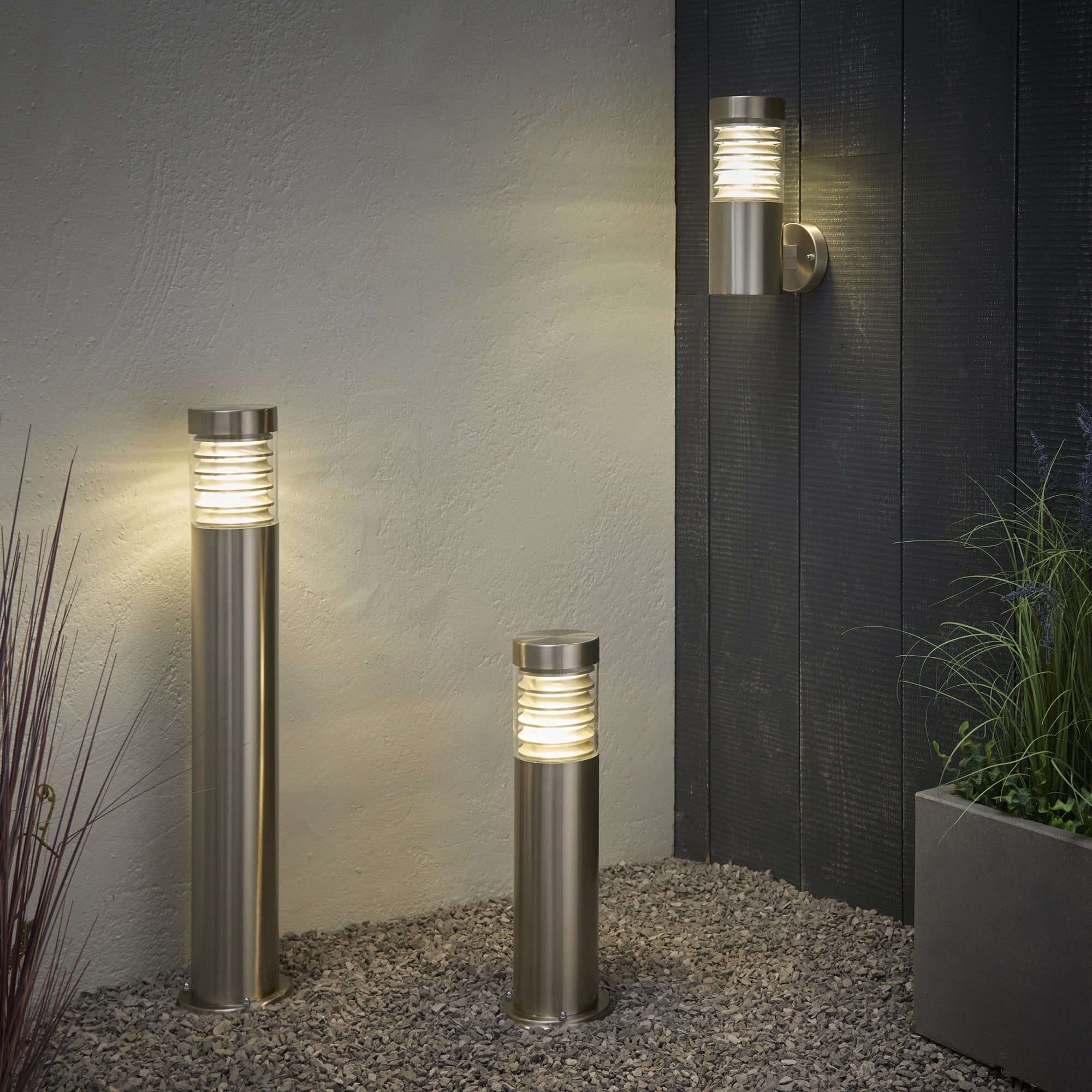 72916 Equinox LED PIR Outdoor Wall Light Stainless Steel