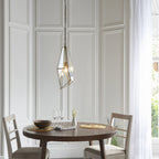 73117 Avery Pendant Antique Brass Clear Glass