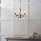 2030-3AN Bernice 3 Light Pendant Antique Brass Plate