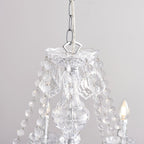 308-8CL Clarence 8 Light Pendant Clear Acrylic & Chrome Plate