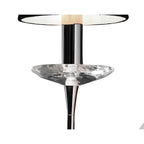 M0379/S Acanto Wall Lamp Switched 1 Light E14 Polished Chrome Black Shade