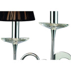 M0382 Acanto Table Lamp 2 Light E14 Polished Chrome Black Shades