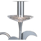 M0381 Acanto Table Lamp 1 Light E14 Polished Chrome Black Shade