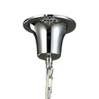M0378 Acanto Pendant Round 3 Light E14 Polished Chrome Black Shades