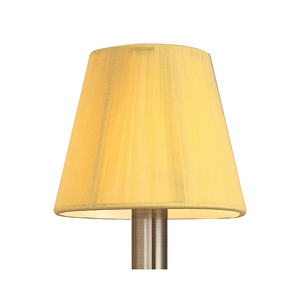 M0379AB/S Acanto Wall Lamp Switched 1 Light E14 Antique Brass Amber Cream Shade