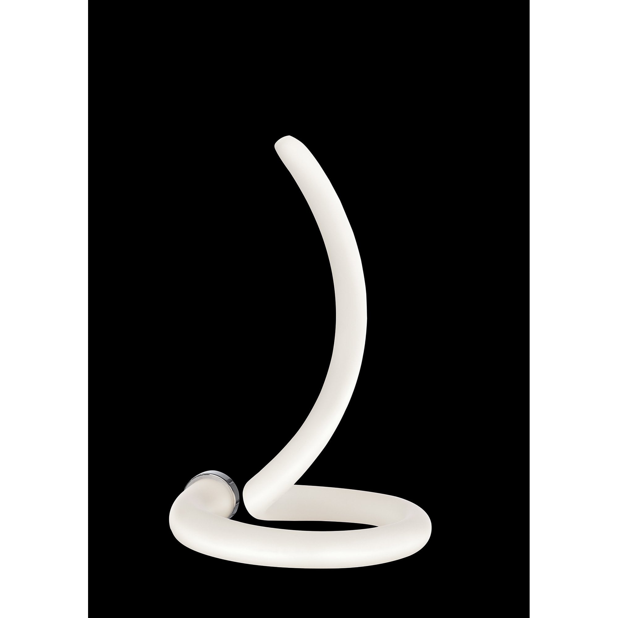 M6895 Adaggio Iris Crystal Table Lamp 8W LED Polished Chrome/Frosted White